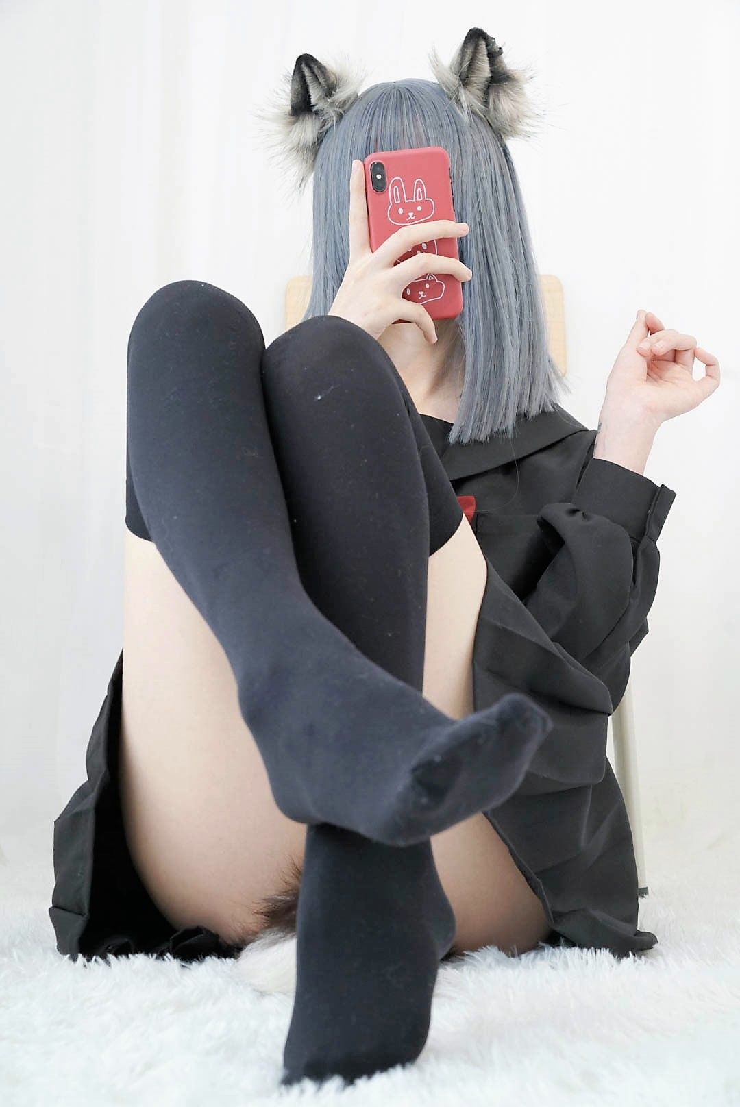 [网红COSER]萌妹子眼酱大魔王w兽耳插图4